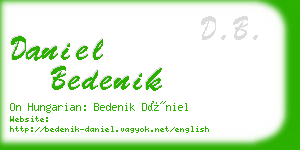 daniel bedenik business card